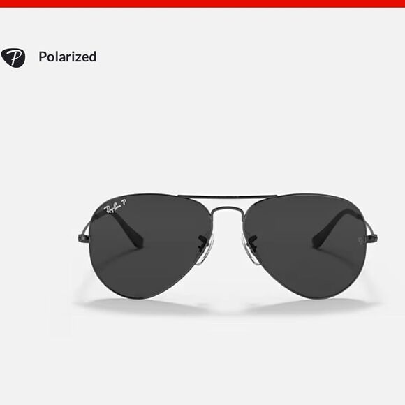 Ray-ban AVIATOR TOTAL BLACK Sunglasses main image 5